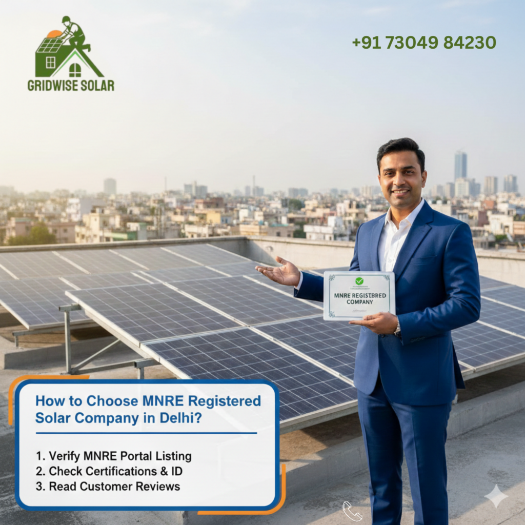 MNRE Registered Solar Company in Delhi