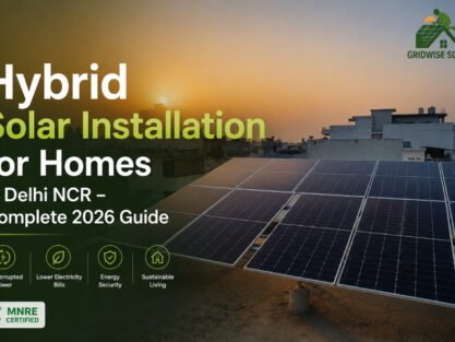 Get Started with Hybrid Solar Installation for Homes in Delhi NCR