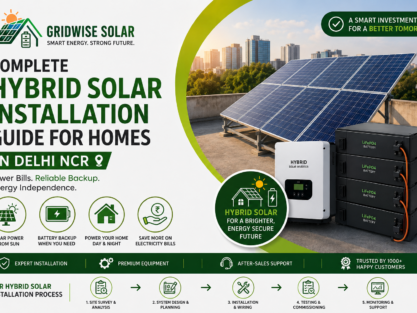 Hybrid Solar Installation for Homes