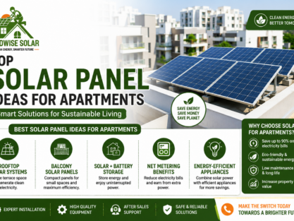 Top Solar Panel Ideas for Apartments