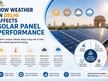 How Weather in Delhi Affects Solar Panel Performance