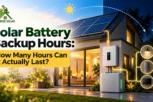 Solar battery backup hours