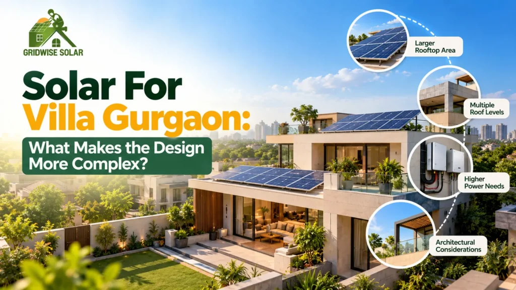 Solar for villa Gurgaon